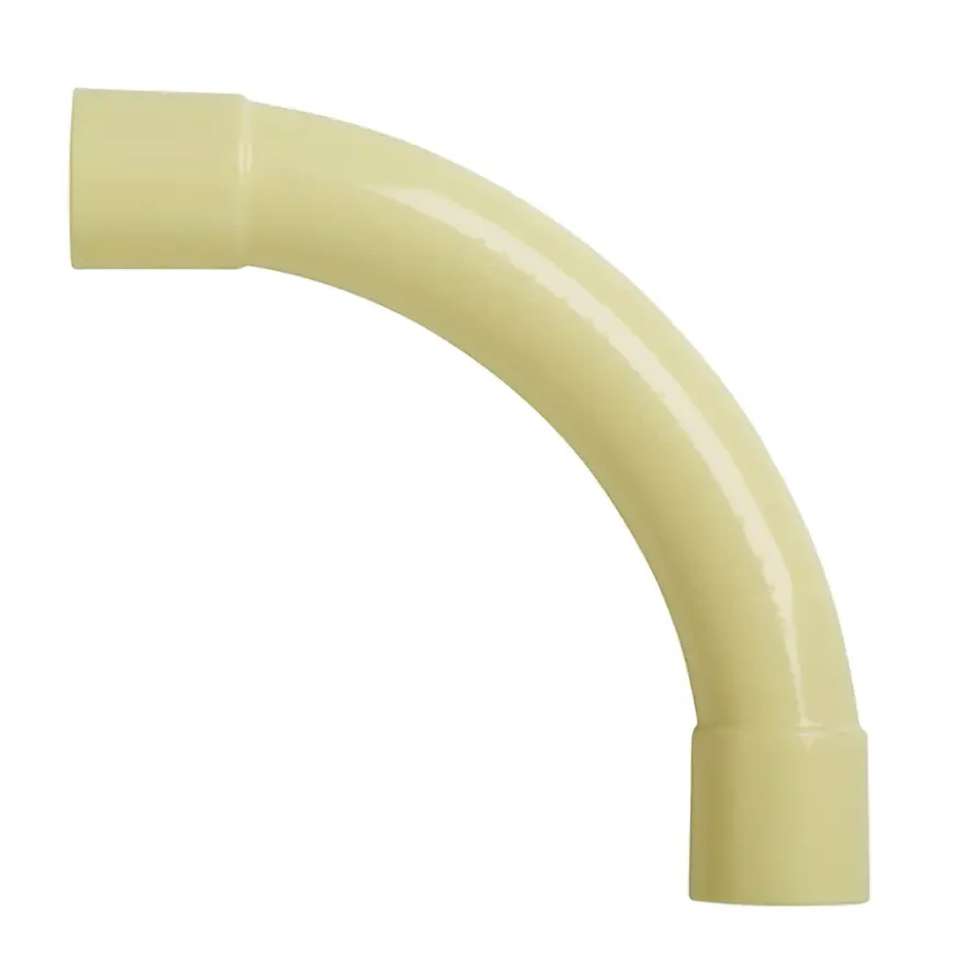 Martens Bocht PVC Crème 3/4" 19 mm 3 stuks