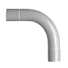 Martens Bocht PVC Slagvast Grijs 5/8" 16 mm 10 stuks