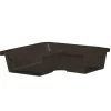 Martens buitenhoek t.b.v. bakgoot bruin 125 mm
