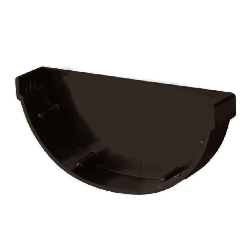 Martens mastgoot eindstuk 100 mm bruin