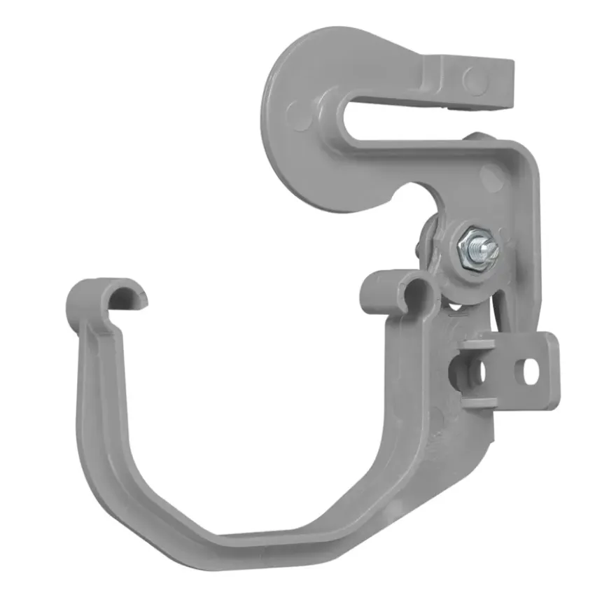 Martens minigoot beugel met klem 65 mm grijs 2 stuks