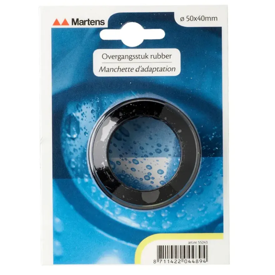 Martens Overgangsstuk Rubber 50 x 40 mm