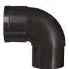 Martens PVC bocht 90° bruin mof/verjongd 60 mm
