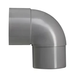 Martens PVC Bocht 90° Grijs Mof/ Verjongd 80 mm