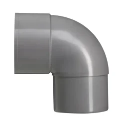 Martens PVC bocht 90° grijs mof/verjongd 60 mm