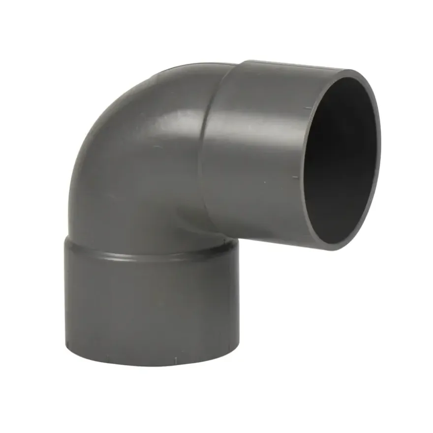 Martens PVC bocht 90° grijs 2x mof 50 mm
