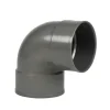 Martens PVC bocht 90° grijs 2x mof 110 mm
