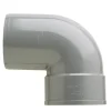 Martens PVC bocht 90° grijs 1x mof 110 mm