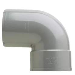 Martens PVC bocht 90° grijs 1x mof 125 mm