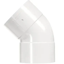 Martens PVC bocht 45° wit 2x mof 40 mm