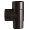 Martens PVC T-stuk 90° Bruin Mof/ Verjongd 70 x 70 mm