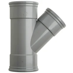 Martens PVC T-stuk 45° 3x manchet 125x110 mm
