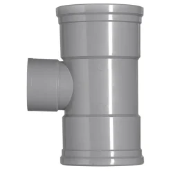Martens PVC T-stuk 90° 3x manchet 125x75 mm