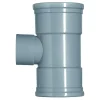 Martens PVC T-stuk 90° 2x manchet 110x75 mm