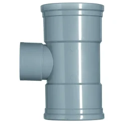 Martens PVC T-stuk 90° 2x manchet 110x75 mm
