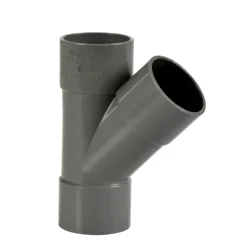 Martens T-stuk 45 Graden Mof gGrijs 40 mm