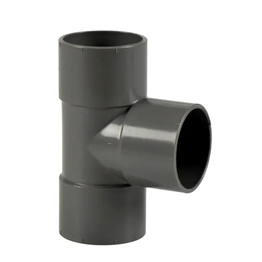 Martens t-stuk 90 graden mof grijs 40 mm