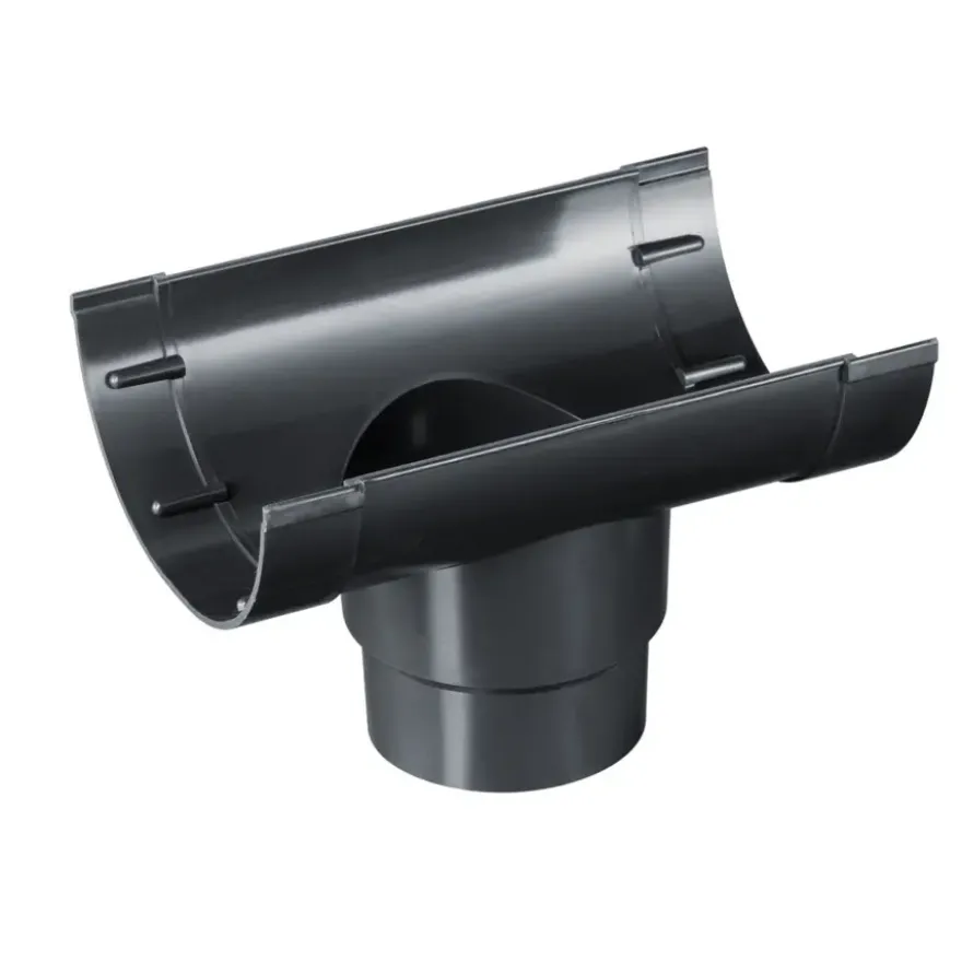 Martens uitloop t.b.v. mastgoot antraciet 100 mm