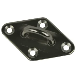 Mastoog ruit RVS 60 x 37mm