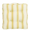 Matraskussen 45 x 45 x 7 cm oker wit