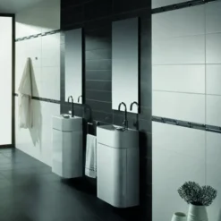 Mat Wandtegel Wit 25X40CM 1,4M2