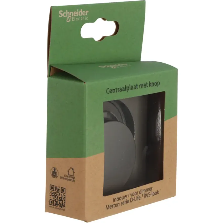 Merten D-Life Centraalplaat Dimmer RVS