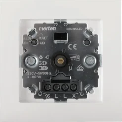 Merten inbouw dimmer led/gloei/halogeen 4-400 watt
