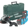 Metabo haakse slijper / slijptol set 750W