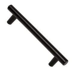 Meubelgreep Job 178MM (128MM) mat-zwart RVS