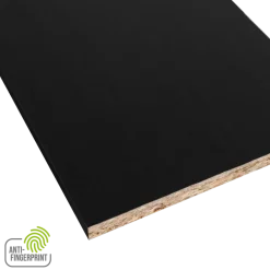 Meubelpaneel antraciet essen ABS fingerprint proof 240x30 cm 18 mm