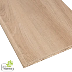 Meubelpaneel gebleekt eiken ABS fingerprint proof 240x30 cm 18 mm