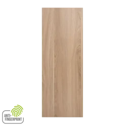 Meubelpaneel gebleekt eiken ABS fingerprint proof 120x40 cm 18 mm