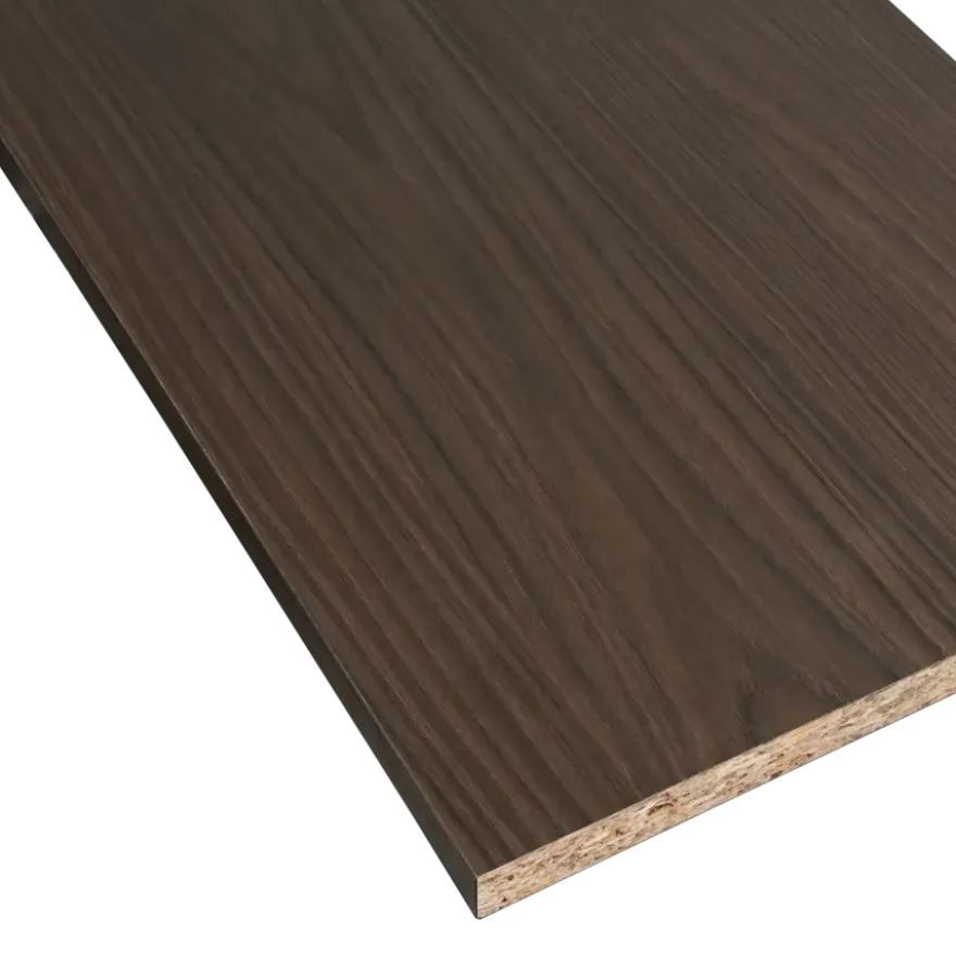 Meubelpaneel marone eiken ABS 240x60 cm 18 mm