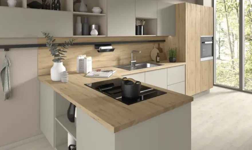Meubelpaneel naturel eiken ABS 80x40 cm 18 mm