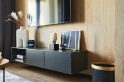 Meubelpaneel zwart 250 x 50 cm 18 mm