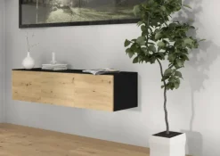 Meubelpaneel zwart ABS 240x60 cm 18 mm