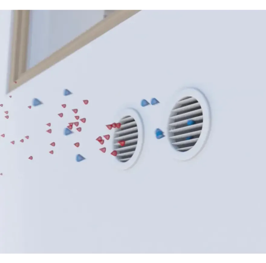 Monobloc airco WDH 429 PTC wit 2600W