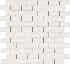 Mozaïektegel Mini Metro wit 32,2x29,8 cm 4 stuks