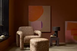 Muurdecoratie beige FSC 100% - l100xb120xh3,5cm