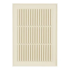 Muurdecoratie donker grijs FSC 100% - l50xb70xh2cm
