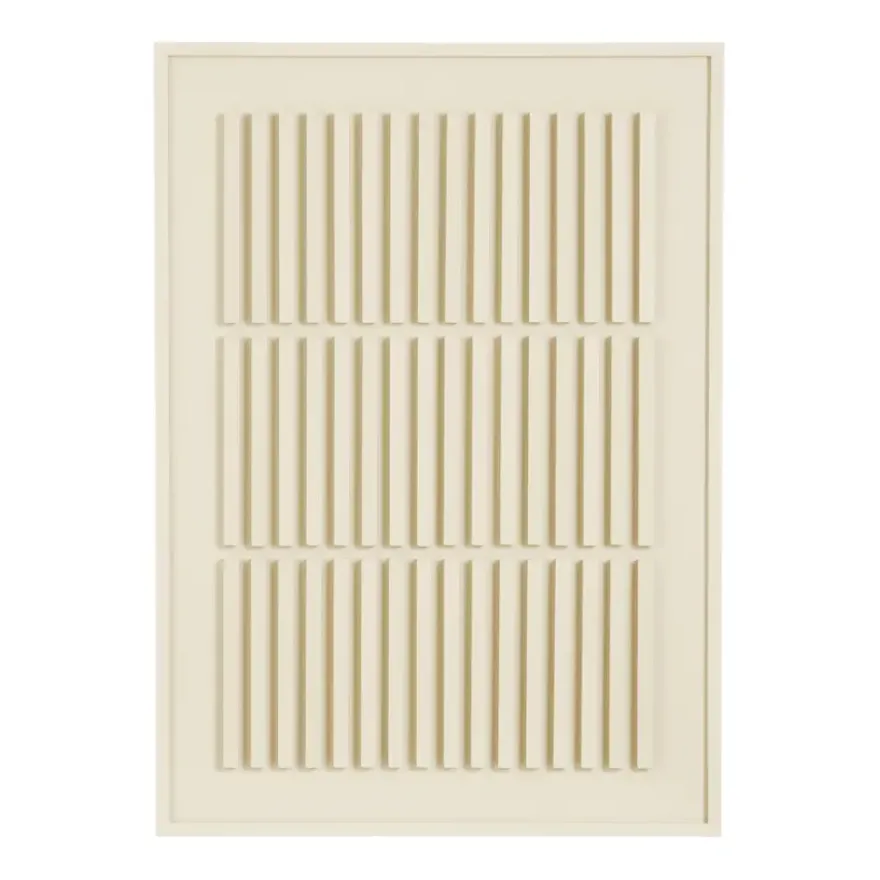 Muurdecoratie donker grijs FSC 100% - l50xb70xh2cm