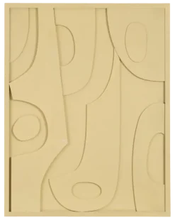 Muurdecoratie licht bruin FSC 100% - l70xb2xh90cm
