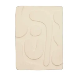 Muurdecoratie l.roze - l20,5xb27,5xh1,5cm