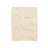 Muurdecoratie l.roze - l18,5xb24xh1,5cm