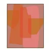 Muurdecoratie roze FSC 100% - l100xb120xh3,5cm