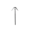Nagel tbv PVC/ Polyester Golfplaat 32/9 Wit 100 Stuks