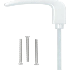 Nemef montageset aluminium kruk voor deuren met dikte 58-62 mm
