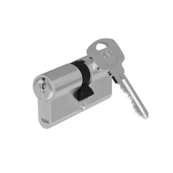 Nemef profielcilinder messing - gelijksluitend voor 3 deuren - voor deuren van 38-42 mm