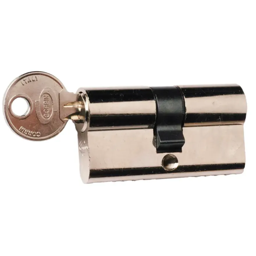 NEMEF profielcilinder nikkel 30/30 mm gelijksluitend (2 stuks)