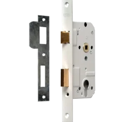 NEMEF 500 serie insteekcilinderslot binnendeur wit Doorn 50mm PC 72mm